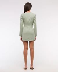 The A&F Mara Long-Sleeve Mini Dress