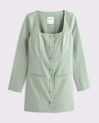 The A&F Mara Long-Sleeve Mini Dress