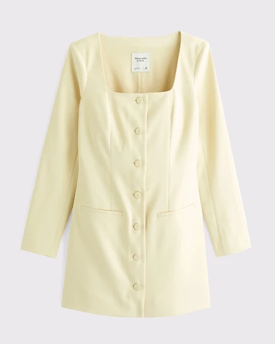 The A&F Mara Long-Sleeve Mini Dress