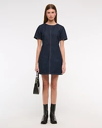Denim Shift Mini Dress