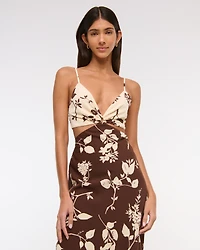The A&F Julia Slip Cutout Maxi Dress
