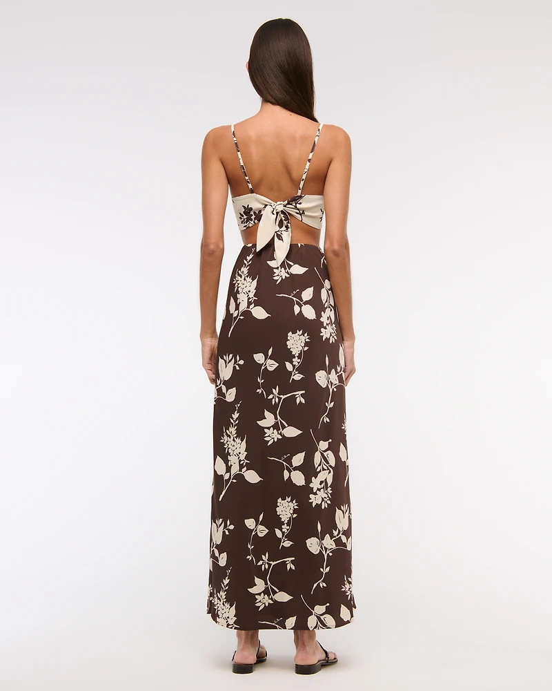 The A&F Julia Slip Cutout Maxi Dress