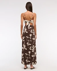 The A&F Julia Slip Cutout Maxi Dress