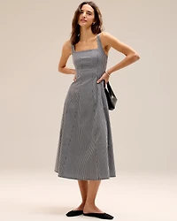 The A&F Mila Stretch Midi Dress