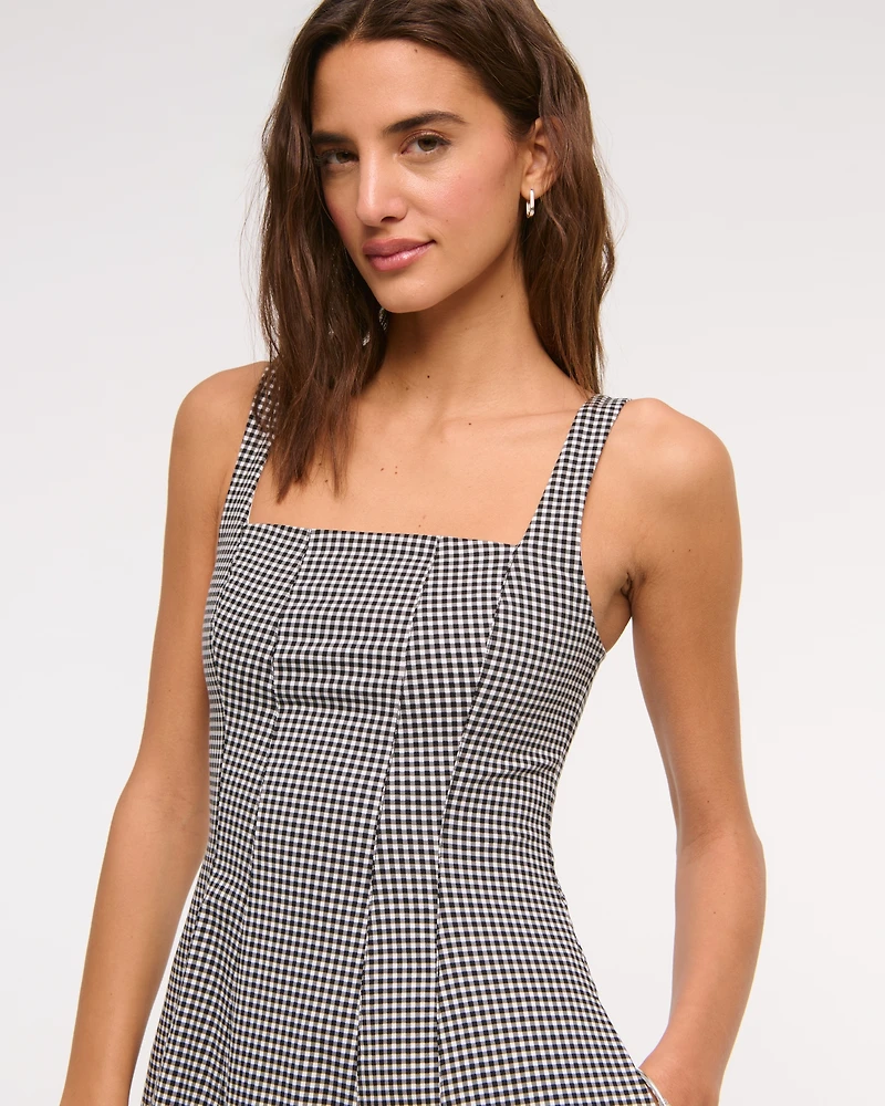 The A&F Mila Stretch Midi Dress