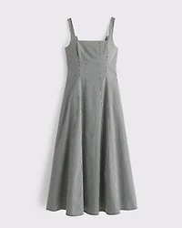 The A&F Mila Stretch Midi Dress