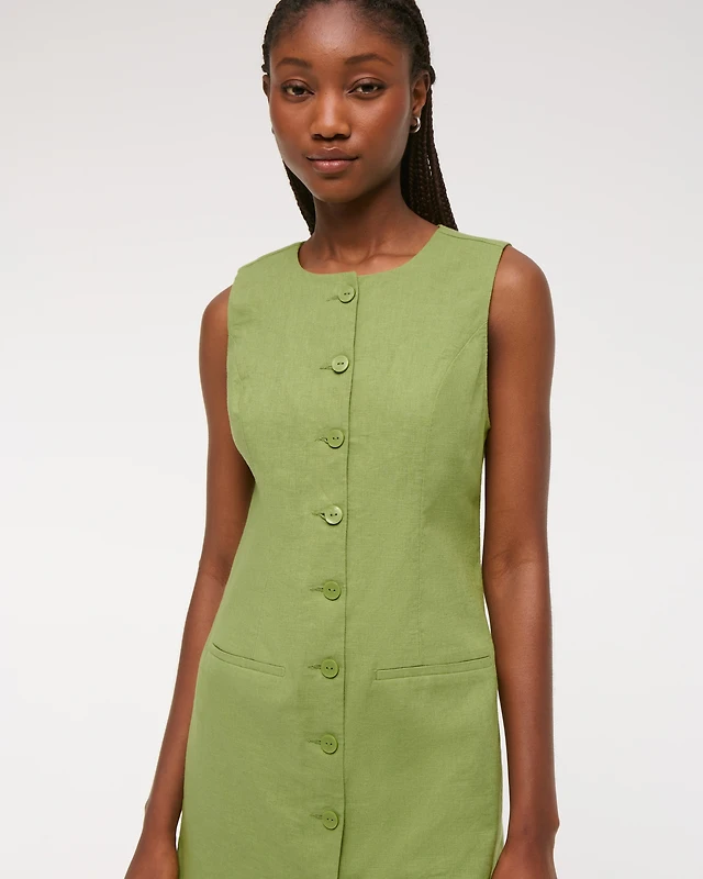 abercrombie linen halter dress Abercrombie & Fitch Yellow Floral Linen Halter Mini Dress – SilkRoll