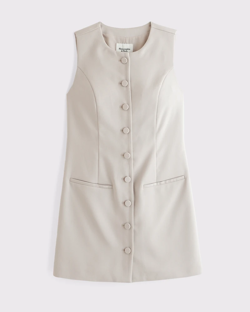 The A&F Mara High-Neck Vest Mini Dress