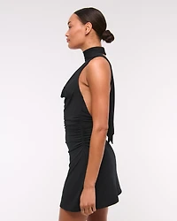Halter Knit Mini Dress