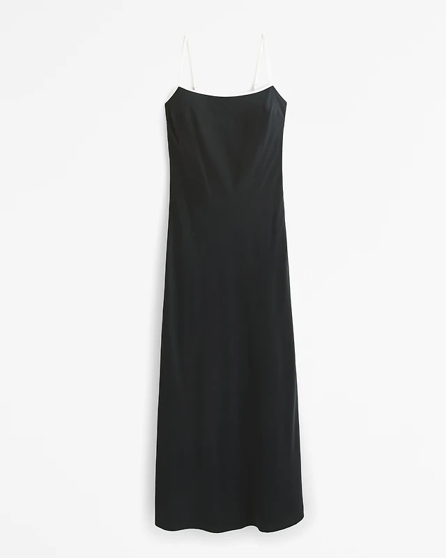 chinese dress ladies TA3 Seamed Lushy Midi Dress - Black - 2X