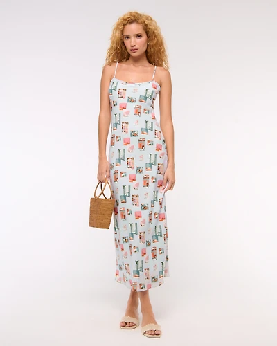 The A&F Julia Slip Maxi Dress