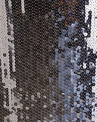 Straight Neck Sequin Midi Dress