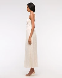 The A&F Giselle Sunburst Pleated Maxi Dress
