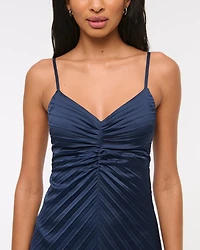 The A&F Giselle Sunburst Pleated Maxi Dress