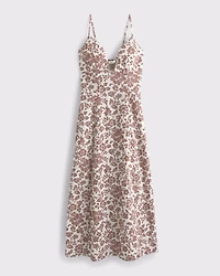 Beaded Flowy Midi Dress
