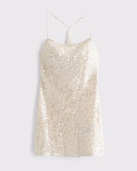 Embellished Slip Mini Dress