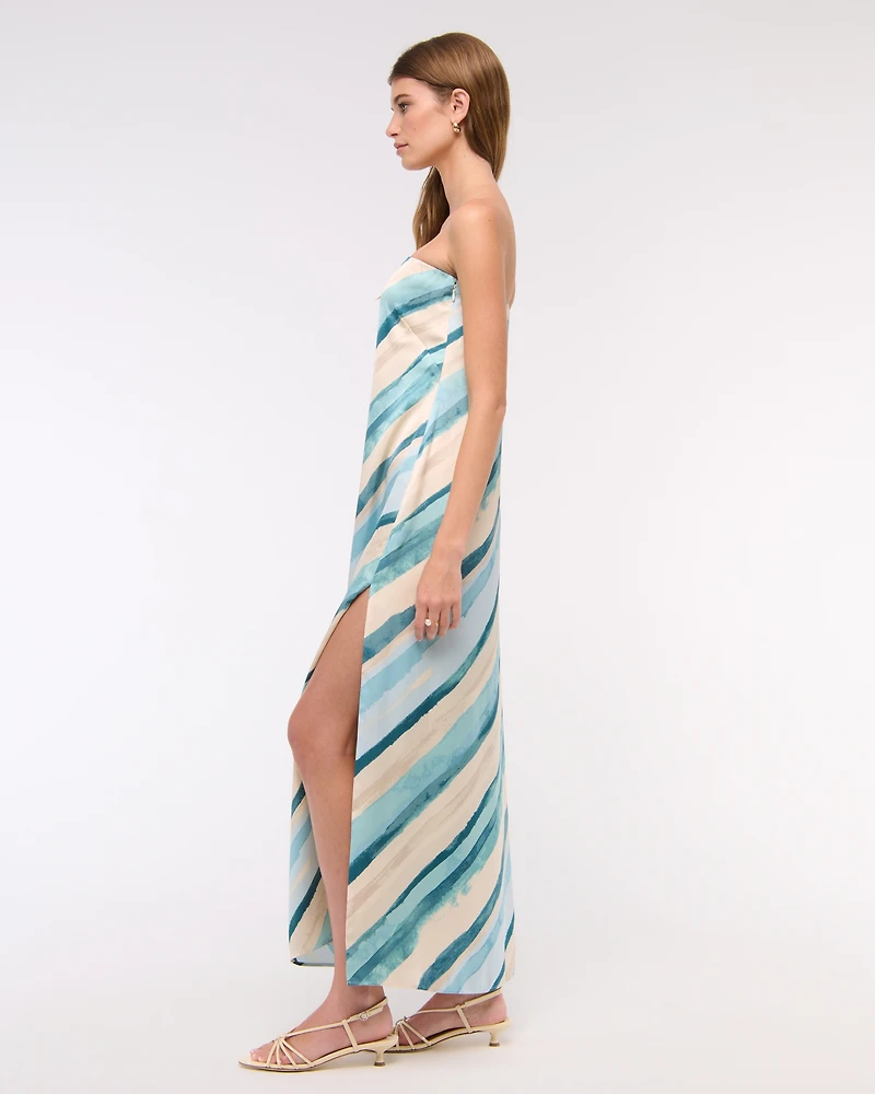 The A&F Julia Strapless Slip Maxi Dress