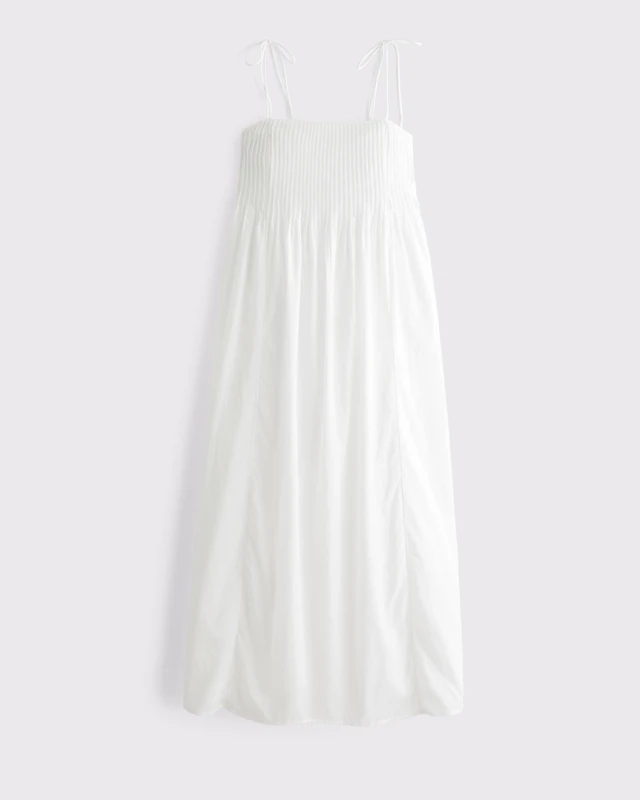 h&m pintuck maxi dress H M Pintuck Maxi Dress