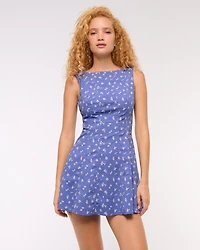 The A&F Mila High-Neck Stretch Mini Dress