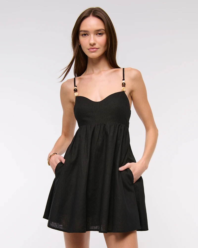 Beaded Sweetheart Babydoll Skort