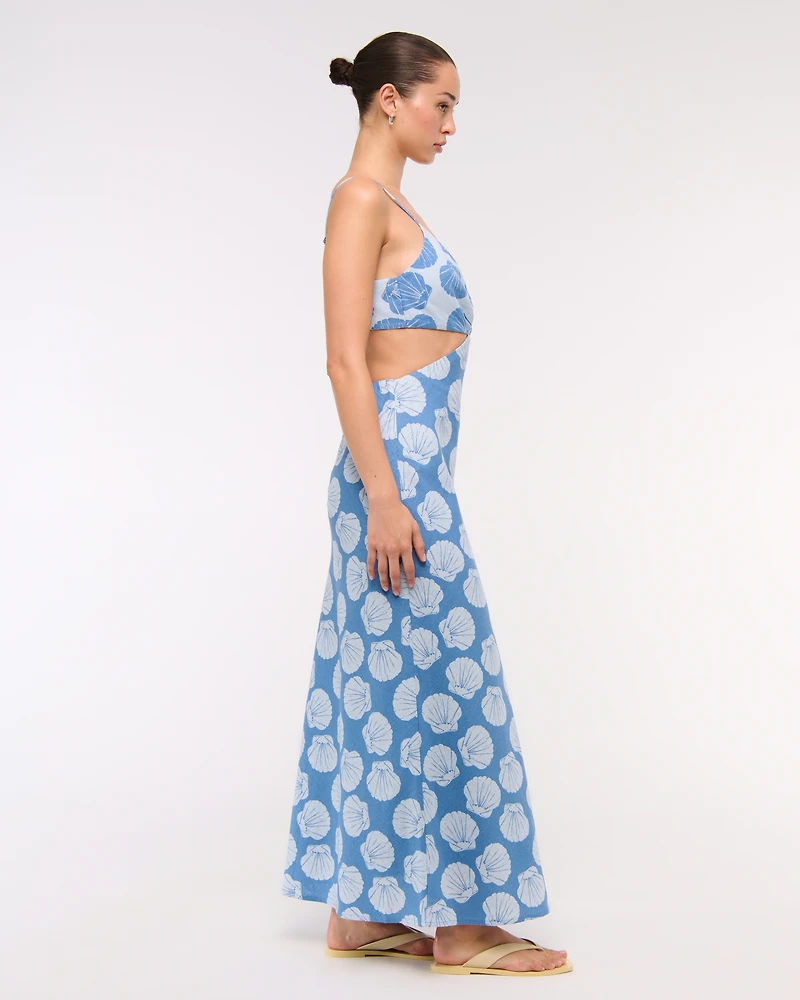 The A&F Julia Slip Cutout Maxi Dress