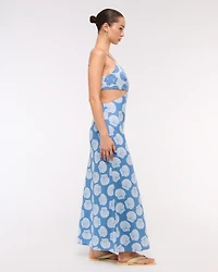 The A&F Julia Slip Cutout Maxi Dress