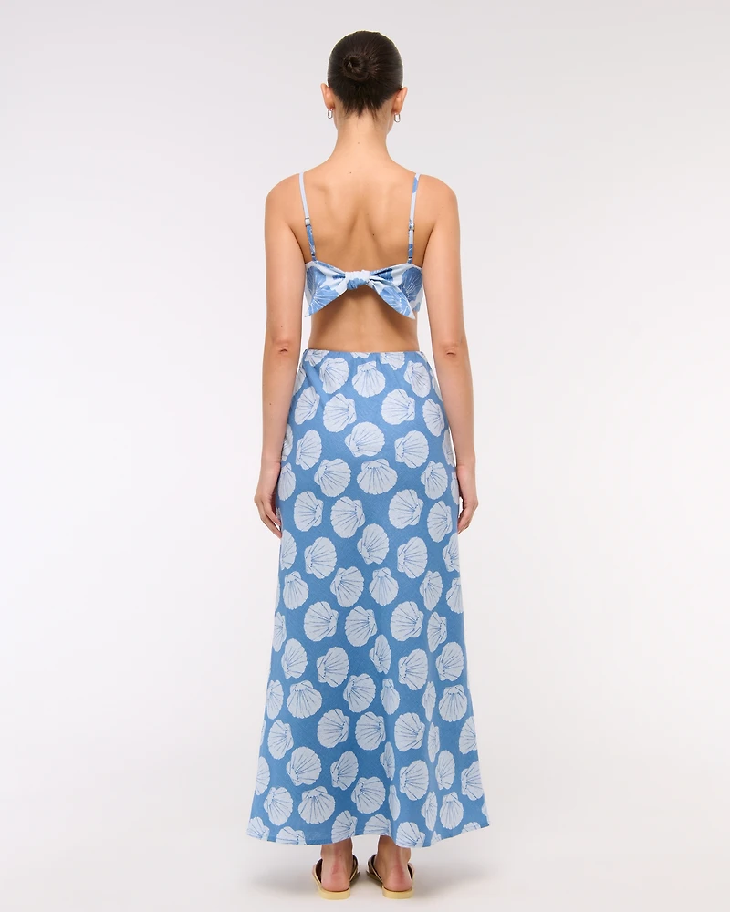 The A&F Julia Slip Cutout Maxi Dress