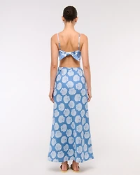 The A&F Julia Slip Cutout Maxi Dress
