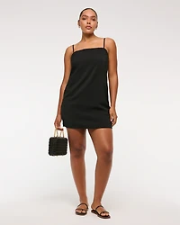 Straight Neck Slip Skort