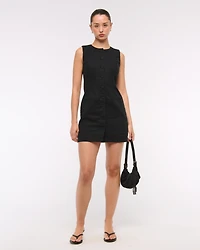 The A&F Mara Linen-Blend Mini Dress