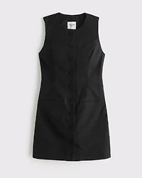 The A&F Mara Linen-Blend Mini Dress