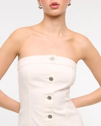 The A&F Mara Strapless Denim Mini Dress