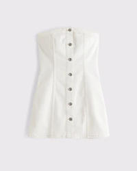 The A&F Mara Strapless Denim Mini Dress