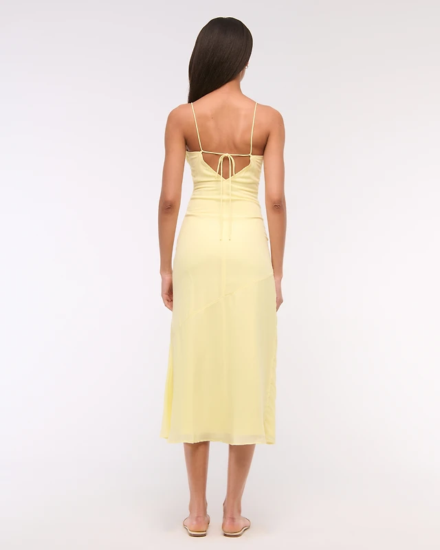 knee length dresses for ladies The Jocelyn Sleeveless Slip Midi Dress by Maeve main image 0