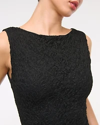 Slash Lace Mini Dress