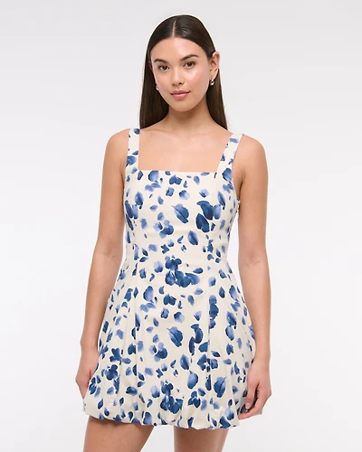 The A&F Mila Bubble Hem Mini Dress