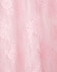 Cowl Neck Lace Maxi Dress