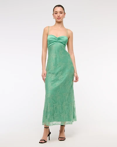 The A&F Julia Slip Lace Maxi Dress