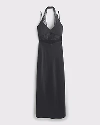 The A&F Julia Slip Lace Halter Maxi Dress