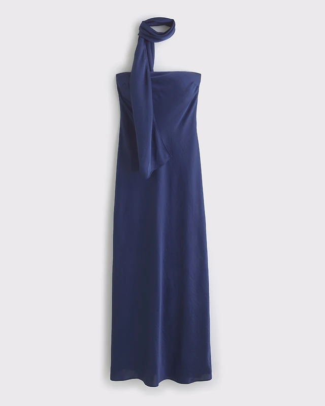 Abercrombie & Fitch The A&F Julia Strapless Scarf Maxi Dress | Arden Fair