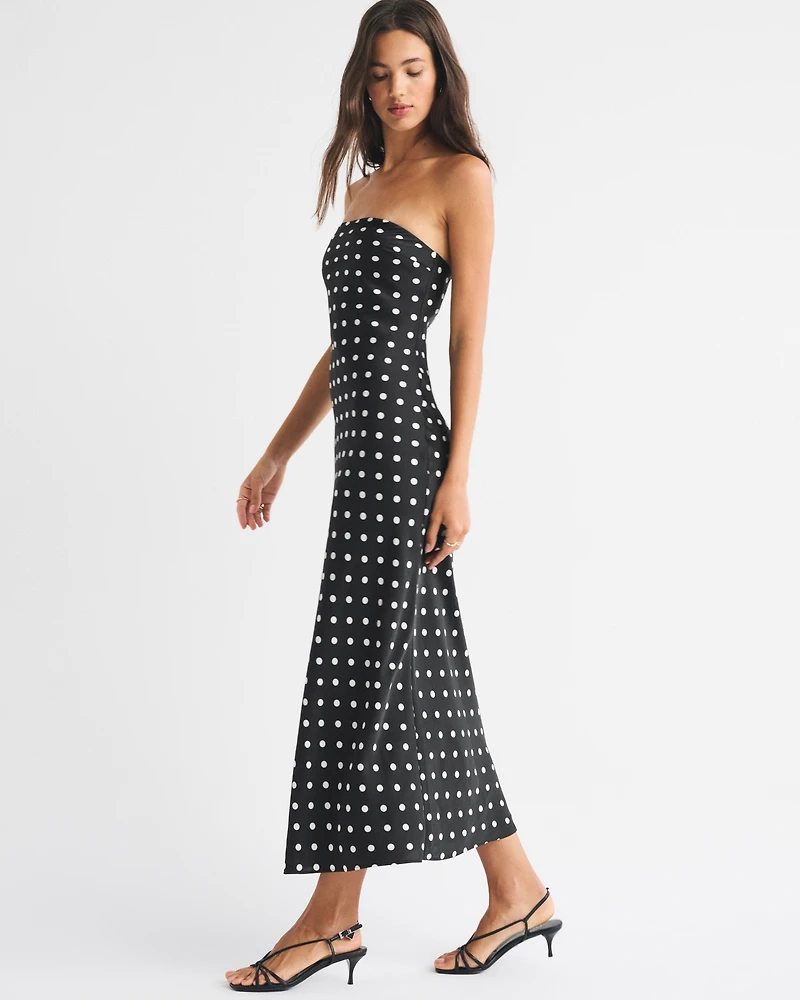 The A&F Julia Strapless Scarf Maxi Dress