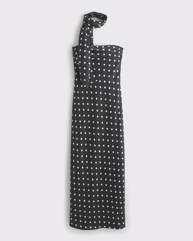 The A&F Julia Strapless Scarf Maxi Dress