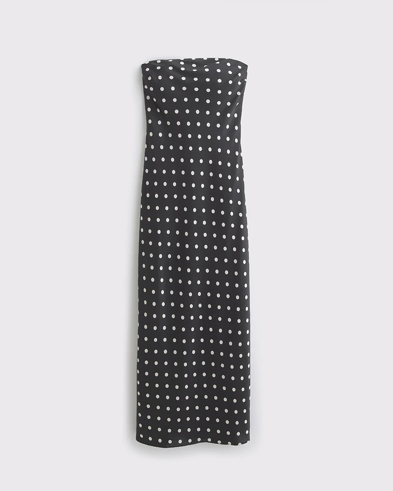 The A&F Julia Strapless Scarf Maxi Dress