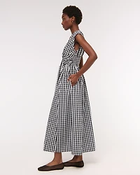 Twist-Front Maxi Dress