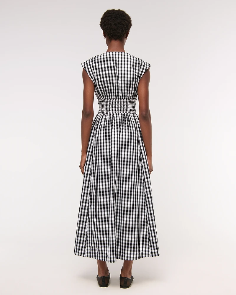 Twist-Front Maxi Dress