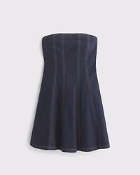 The A&F Mila Strapless Denim Mini Dress