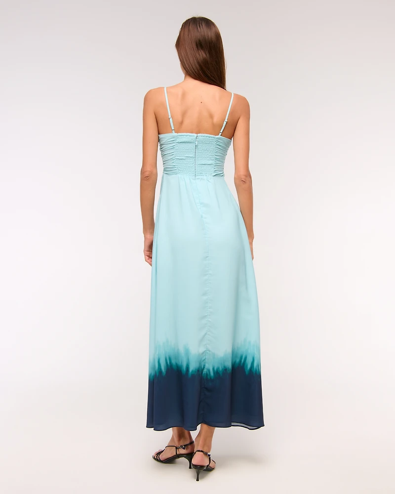 Bra-Free Hardware Maxi Dress