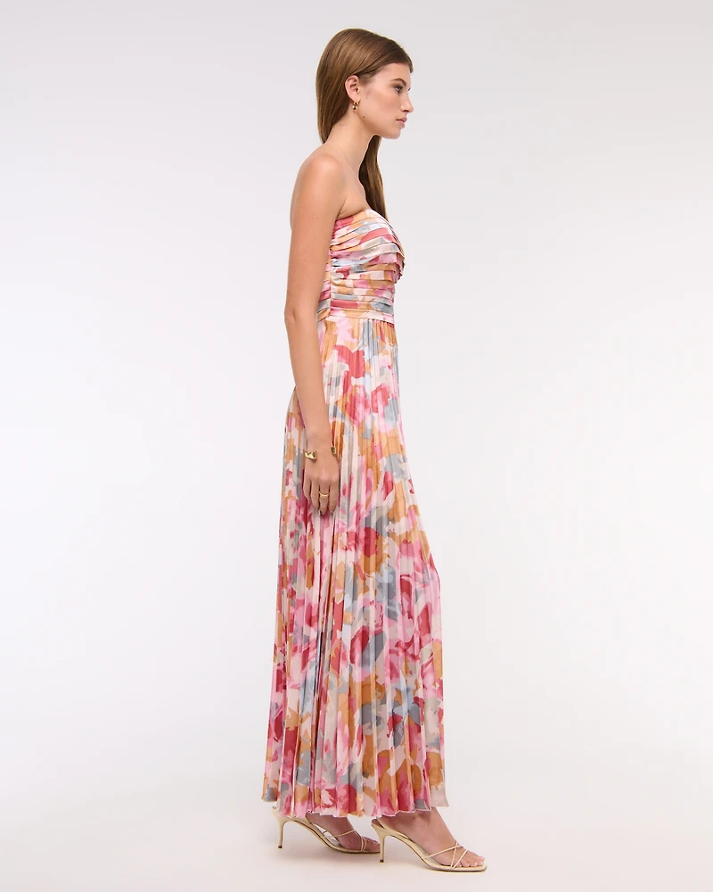 The A&F Giselle Strapless Drama Maxi Dress