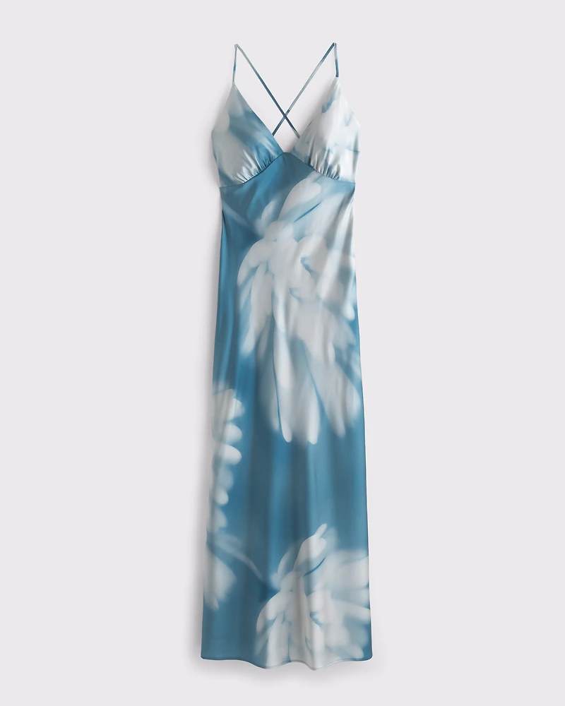 The A&F Julia Slip Tie-Back Maxi Dress