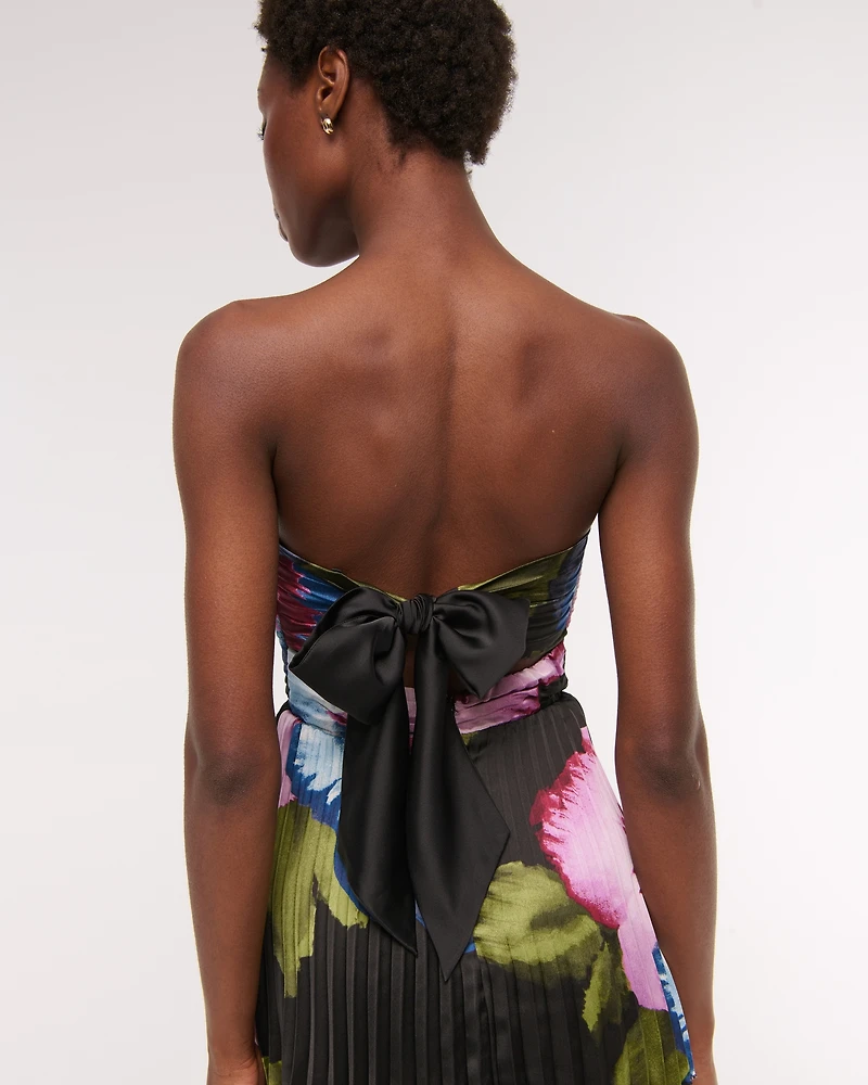 The A&F Giselle Strapless Tiered Maxi Dress